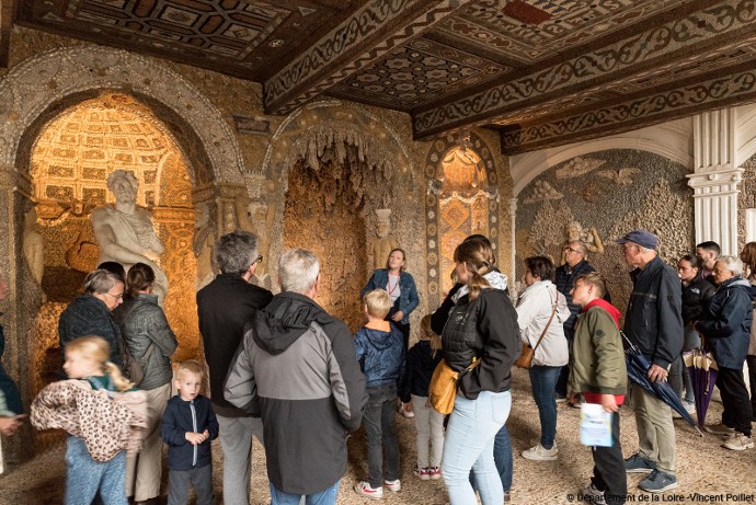 Visite flash dans la grotte de rocailles